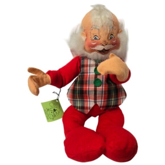 Annalee Dolls Vintage Christmas 1960's Santa Claus Mobilitee Dolls - NWT - Picture 1 of 14
